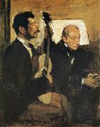 Artist-s Father and Pagand, Edgar Degas